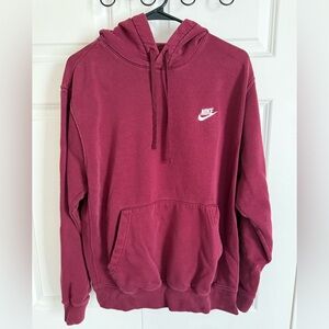 Nike Maroon Pullover Hoodie